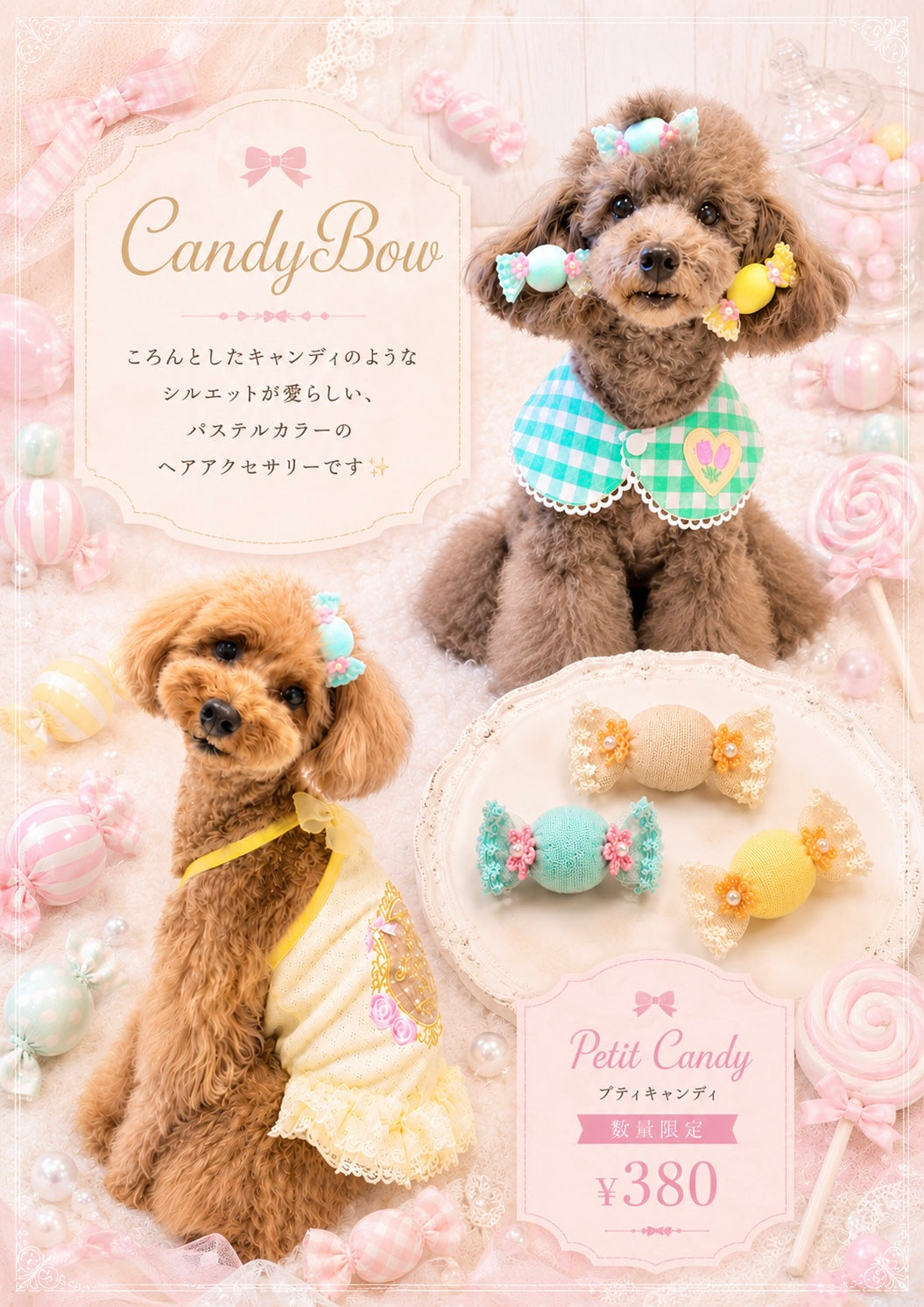 【CB260529】🍬Petit Candy Plastic Barrette