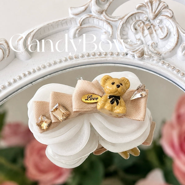 【CB260515】🧸 Milk Tea Teddy（ミルクティーテディ）プラバレッタ