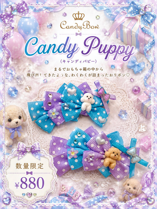 【CB260520】🍭 Candy Puppy Plastic Barrette
