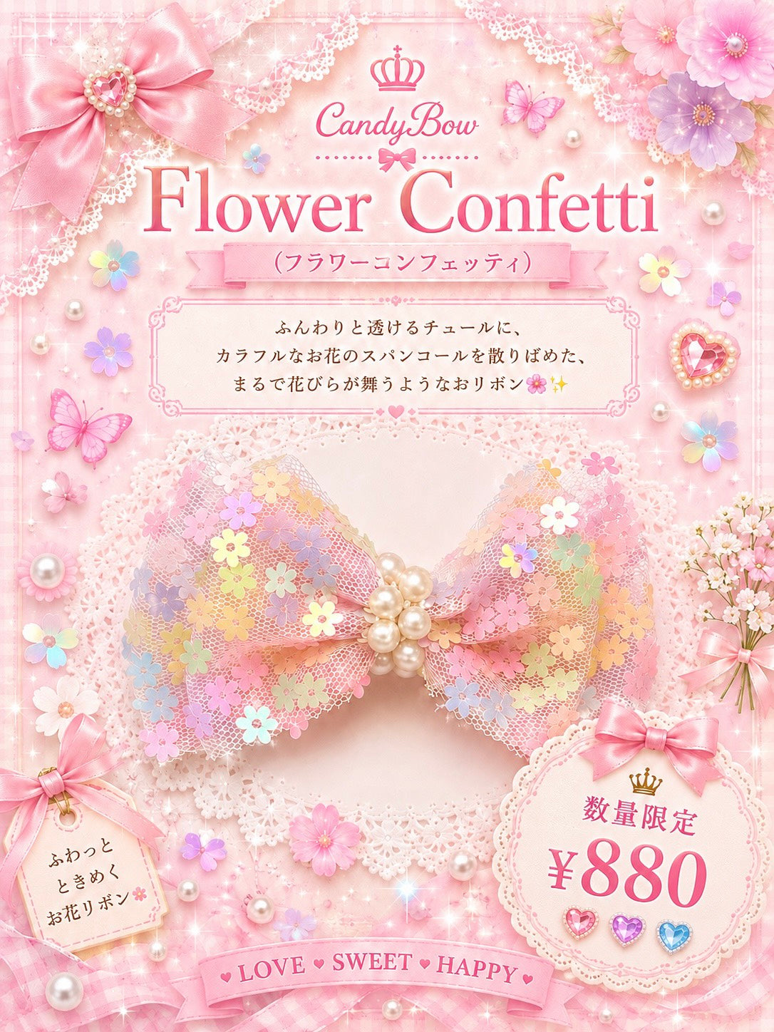 【CB260685】🌸 Flower Confetti（フラワーコンフェッティ）