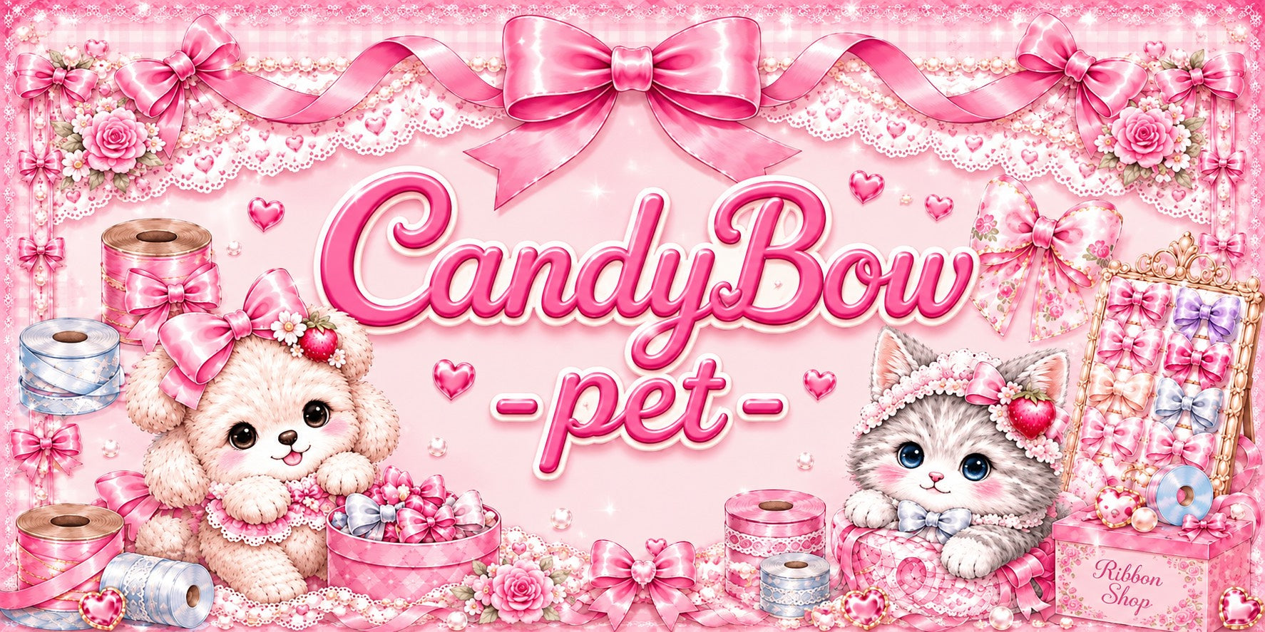 Cute and Affordable Pet Accessories Shop｜CandyBow Pet